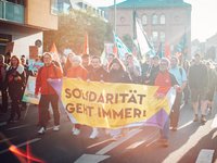 Banner Solidarität geht immer
